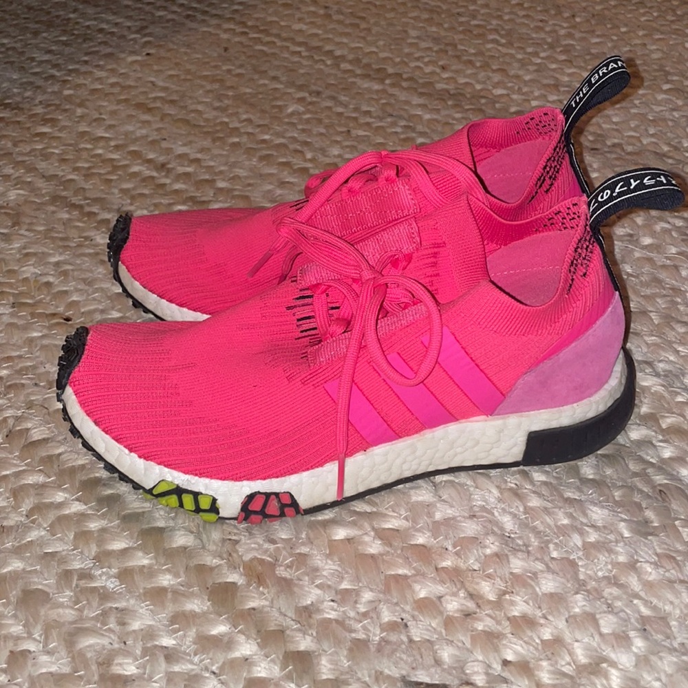 Pink adidas *worn once* in perfect condition